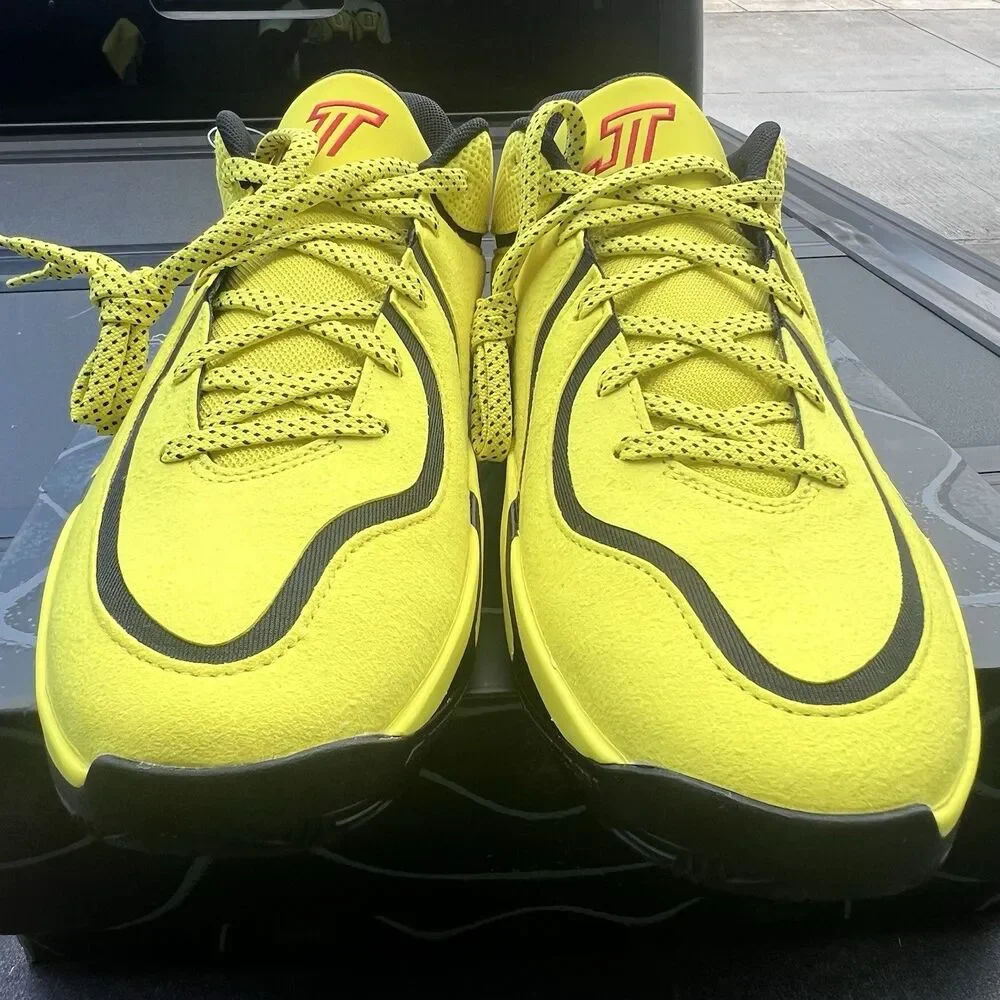 Nike Jordan Tatum 4 'Bruce Lee' Yellow Black HQ4614-700 Men's Size 11 Shoes